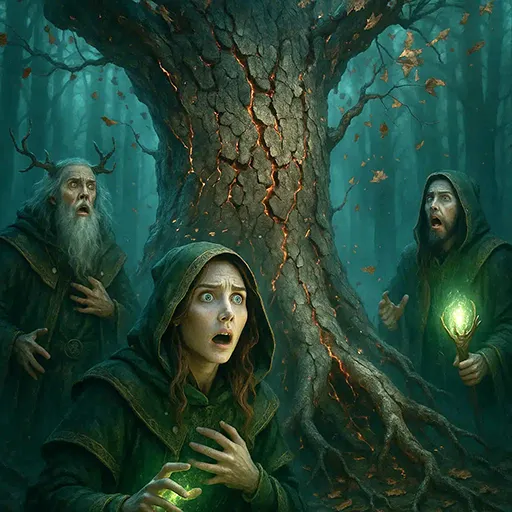 Druiden am Lebensbaum