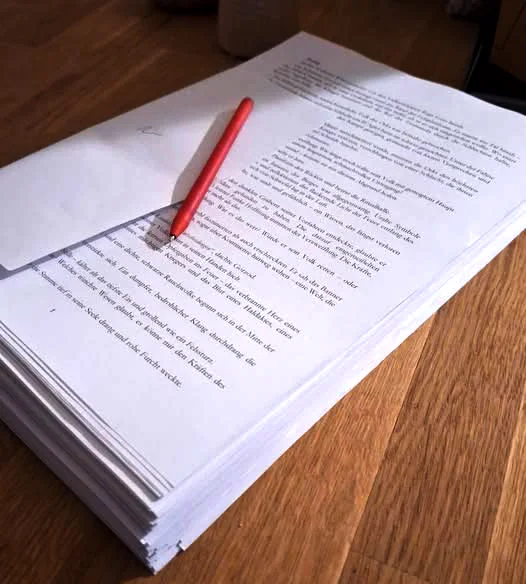 Fantasy Buch Manuskript