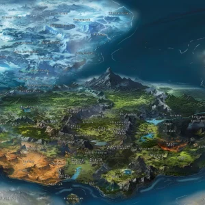 Wetherid Weltkarte als High-Resolution Download