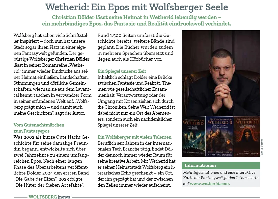 Wolfsberg News Artikel Christian Dölder Wetherid Epos mit Wolfsberger Seele